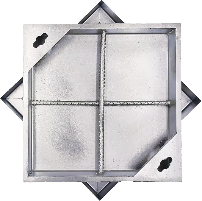 MOSINSBO 300 mm Recessed Stainless-Steel Manhole Cover & Frame