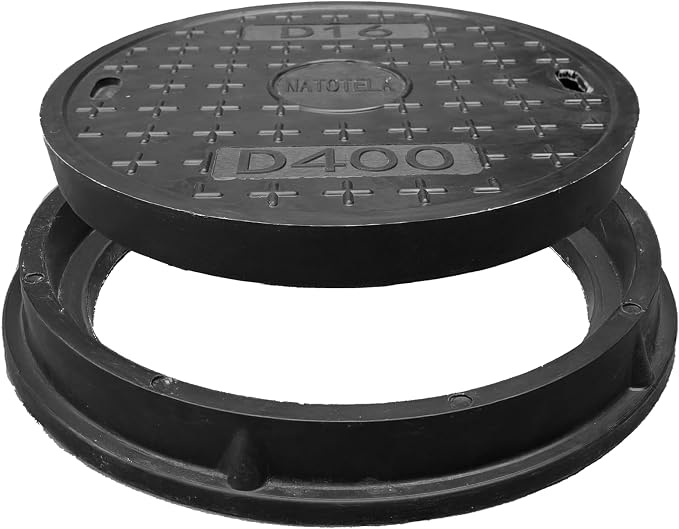 Natotela 406 mm Round Solid Manhole Cover & Frame
